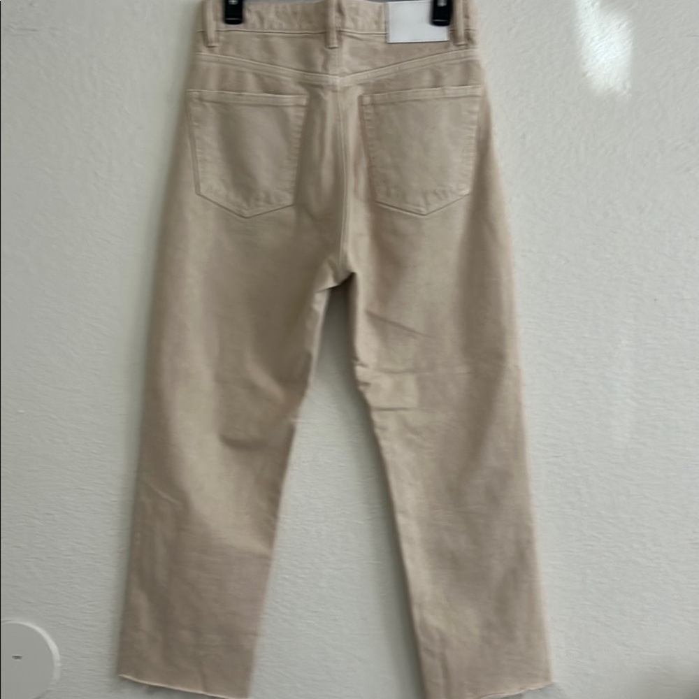 Zara woman Beige Straight Jeans - Picture 3 of 12